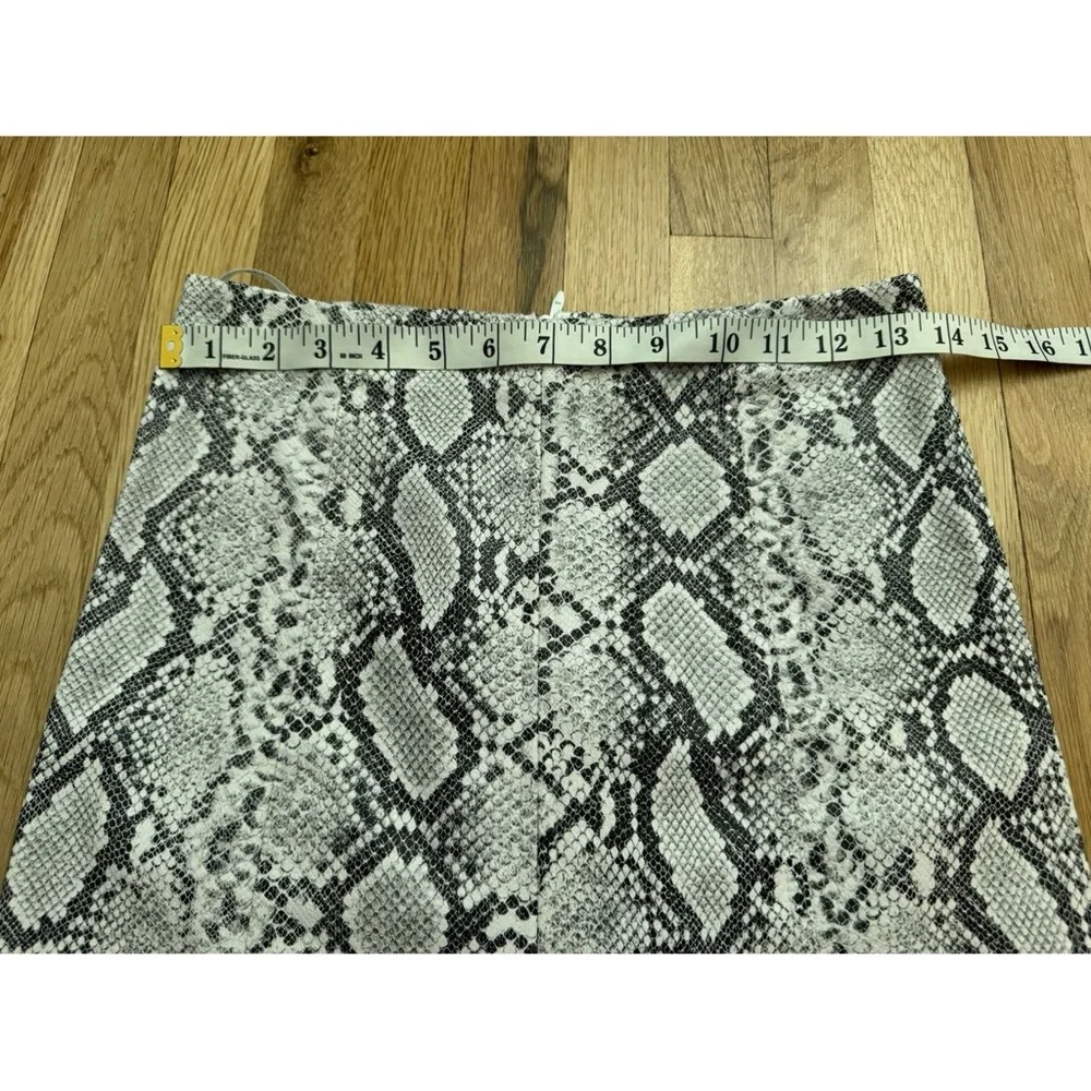 Lulus Venture Out Beige Snake Print Vegan Leather Mini Skirt - Picture 9 of 14